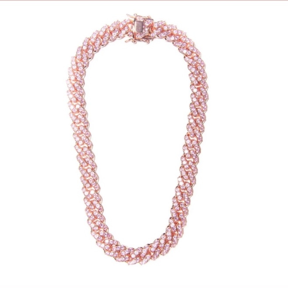 Pink Cuban Chain - Picture 3 of 5